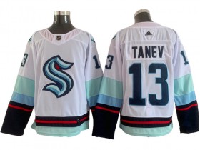 Seattle Kraken #13 Brandon Tanev White Jersey