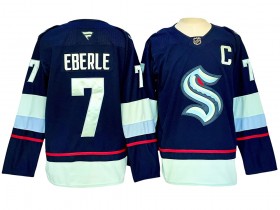 Seattle Kraken #7 Jordan Eberle Navy Home 2024 Jersey