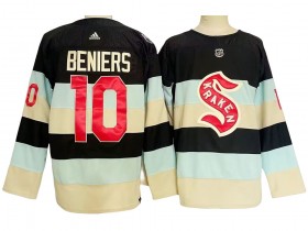 Seattle Kraken #10 Matty Beniers 2024 NHL Winter Classic Jersey
