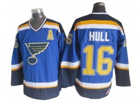 St. Louis Blues #16 Brett Hull 1998 Vintage CCM Jersey - Blue/White