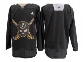 Tampa Bay Lightning Blank Black 2022 Gasparilla Jersey