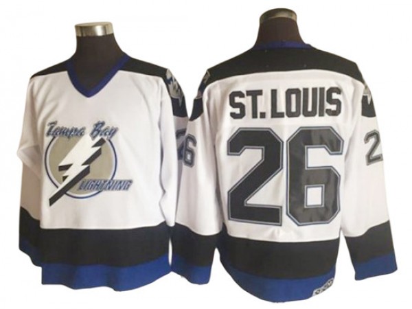 Tampa Bay Lightning #26 Martin St. Louis Vintage CCM Jersey - Black/White