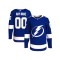 Custom Tampa Bay Lightning Blue Home Jersey