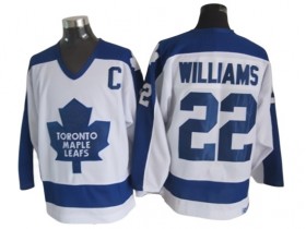 Toronto Maple Leafs #22 Tiger Williams 1978 Vintage CCM Jersey - Blue/White