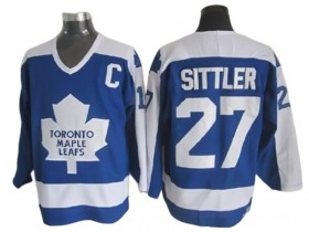 Toronto Maple Leafs #27 Darryl Sittler 1978 Vintage CCM Jersey - Blue/White