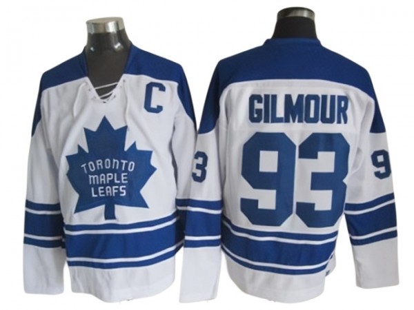 Toronto Maple Leafs #93 Doug Gilmour 1967 Vintage CCM Jersey - Blue/White