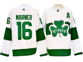Toronto Maple Leafs #16 Mitchell Marner White St. Patricks Alternate Jersey   