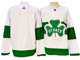 Toronto Maple Leafs Blank White St. Patricks Alternate Jersey