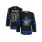 Custom Toronto Maple Leafs Black Alternate Reversible Jersey