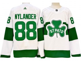 Toronto Maple Leafs #88 William Nylander White St. Patricks Alternate Jersey