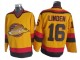 Vancouver Canucks #16 Trevor Linden 1989 Vintage CCM Jersey - Black/Yellow