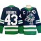 Vancouver Canucks #43 Quinn Hughes Navy Reverse Retro 2024 Jersey