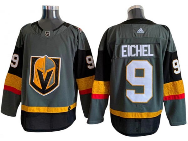 Vegas Golden Knights #9 Jack Eichel Grey Home Jersey