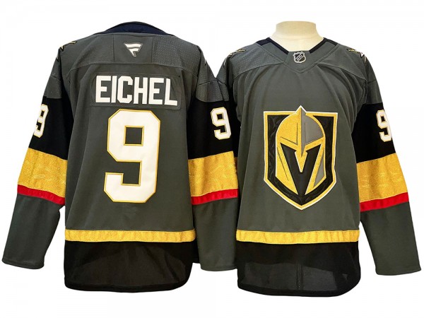 Vegas Golden Knights #9 Jack Eichel Grey Home 2024 Jersey