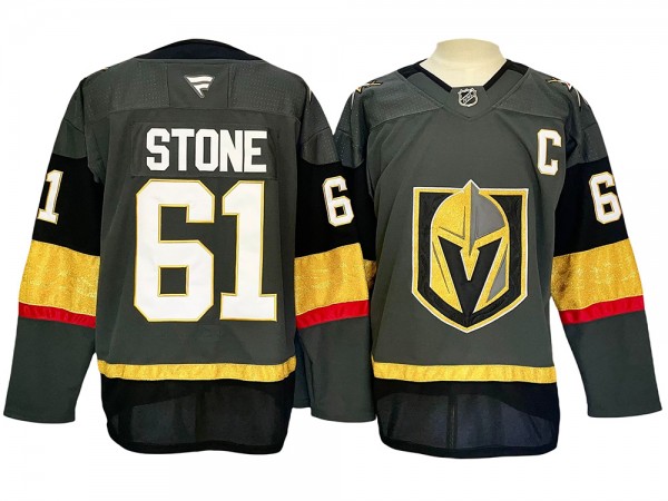 Vegas Golden Knights #61 Mark Stone Grey Home 2024 Jersey