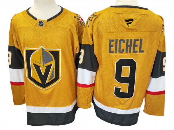 Vegas Golden Knights #9 Jack Eichel Gold Alternate Jersey Vegas Golden Knights #9 Jack Eichel Gold Alternate Jersey