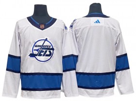 Winnipeg Jets Blank White 2022/23 Reverse Retro Jersey