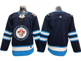 Winnipeg Jets Blank Navy Home Jersey