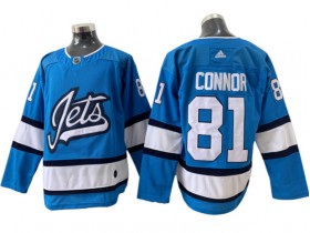 Winnipeg Jets #81 Kyle Connor Light Blue Alternate Jersey