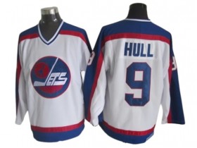 Winnipeg Jets #9 Bobby Hull White 1989 Vintage CCM Jersey