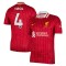 Liverpool #4 VIRGIL VAN DIJK Home 2024/25 Soccer Jersey