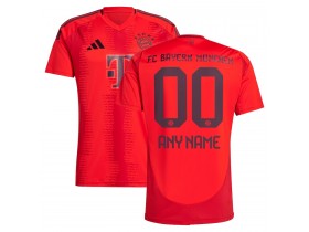 Bayern Munich Red 2024/25 Home Soccer Custom Jersey