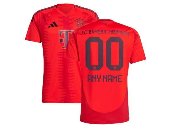 Bayern Munich Red 2024/25 Home Soccer Custom Jersey