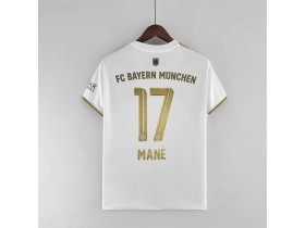 Bayern Munich #17 Mané Away 2022/23 Soccer Jersey