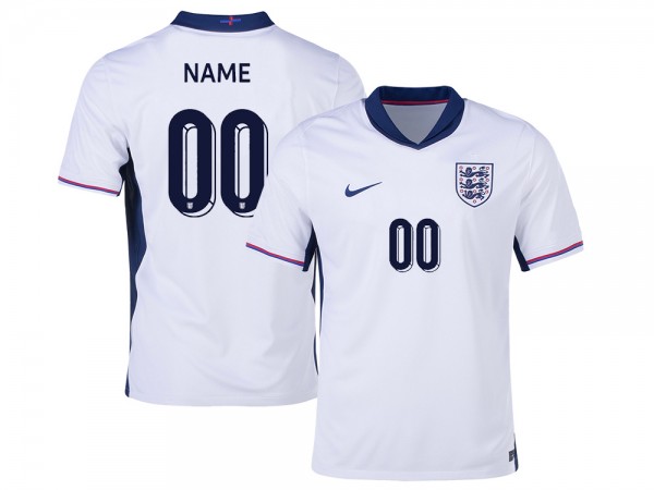 England 24/25 White Home Custom Jersey