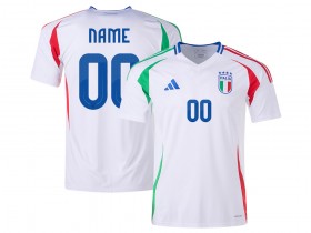 Italy National Team 2024 Away Custom Jersey - White