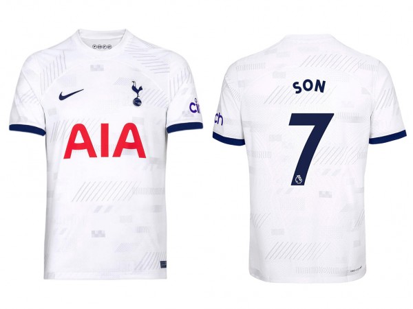 Tottenham Hotspur #7 SON Home 23/24 Soccer Jersey