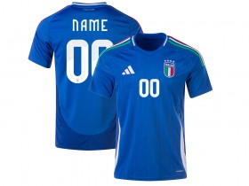 Italy National Team 2024 Home Custom Jersey - Blue