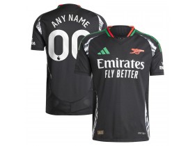 Arsenal Black 2024/25 Away Custom Jersey