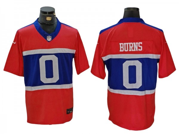 New York Giants #0 Brian Burns Century Red Alternate Vapor F.U.S.E. Limited Jersey