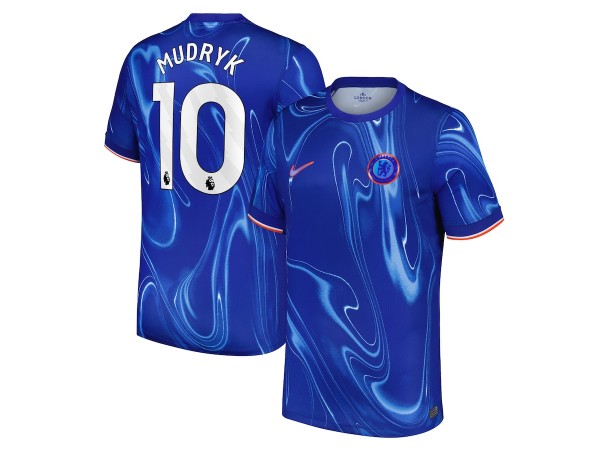 Chelsea #10 Mudryk Blue 2024/25 Home Soccer Jersey