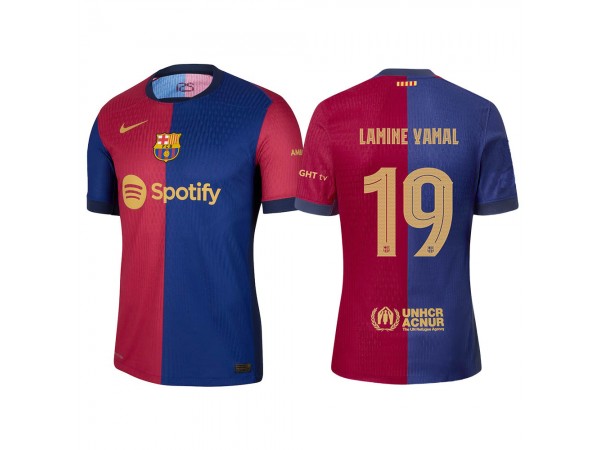 Barcelona #19 LAMINE YAMAL Home 2024/25 Jersey