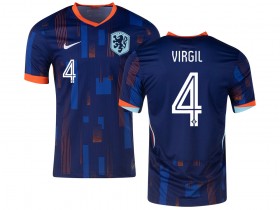 Netherlands #4 VIRGIL 24/25 Away Jersey