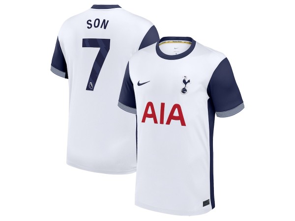 Tottenham Hotspur #7 SON Home 2024/25 Soccer Jersey