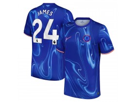 Chelsea #24 James Blue 2024/25 Home Soccer Jersey