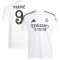 Real Madrid #9 Kylian Mbappé White Home 2024/25 Soccer Jersey