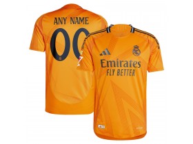 Real Madrid Orange Away 2024/25 Soccer Custom Jersey