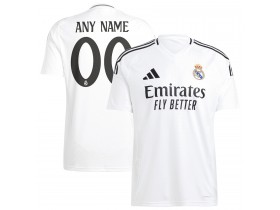 Real Madrid White Home 2024/25 Soccer Custom Jersey