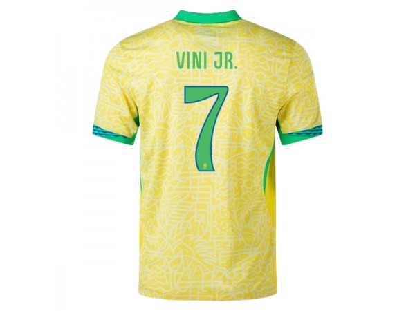 Brazil #7 VINICIUS JR. 24/25 Home Jersey