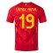 Spain National Team #19 Lamine Yamal 24/25 Home Jersey - Red